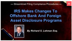 IRS Foreign Disclosure Programs